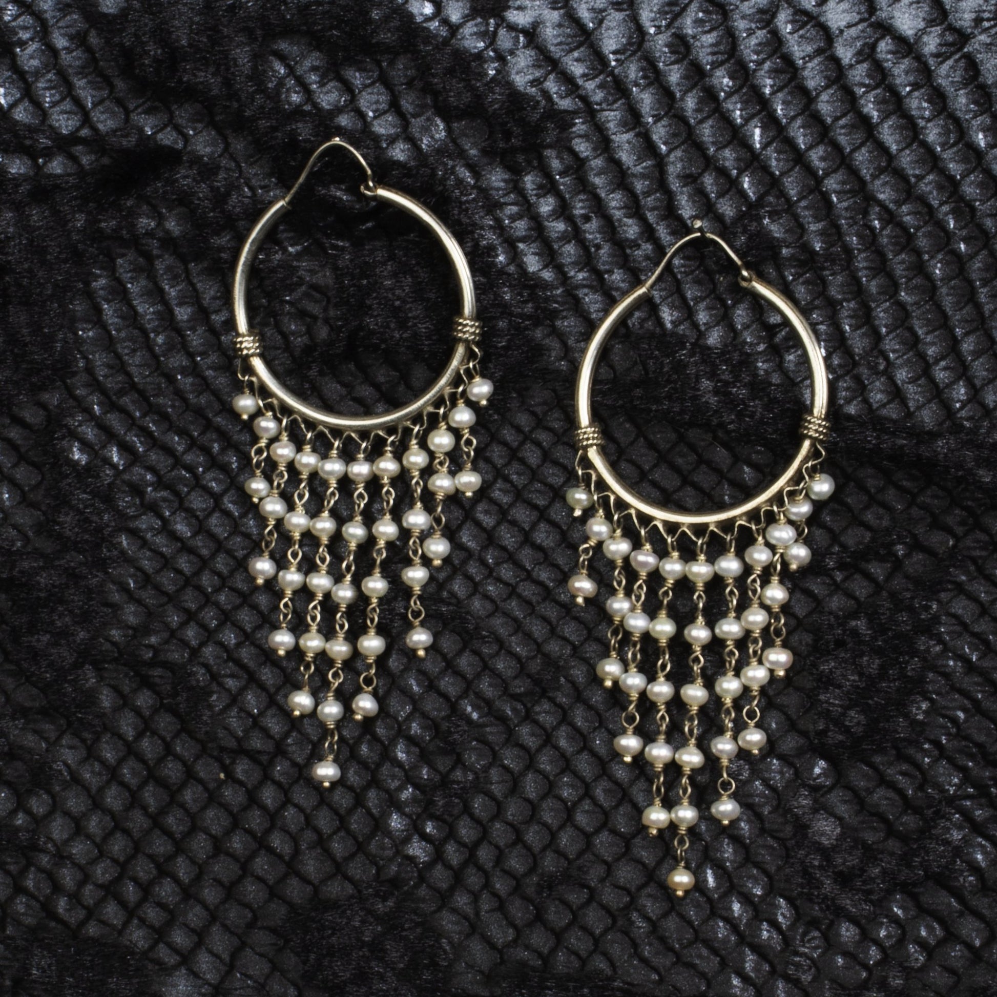 Jewels by Revlis Silver earrings, jhumkas