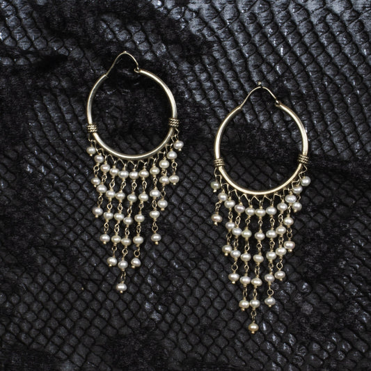 Jewels by Revlis Silver earrings, jhumkas