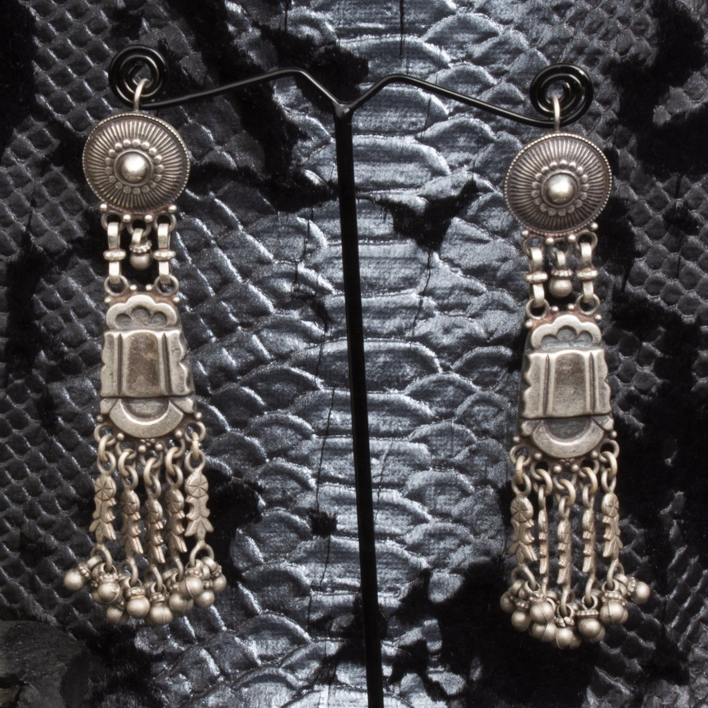 Jewels by Revlis Silver earrings, jhumkas