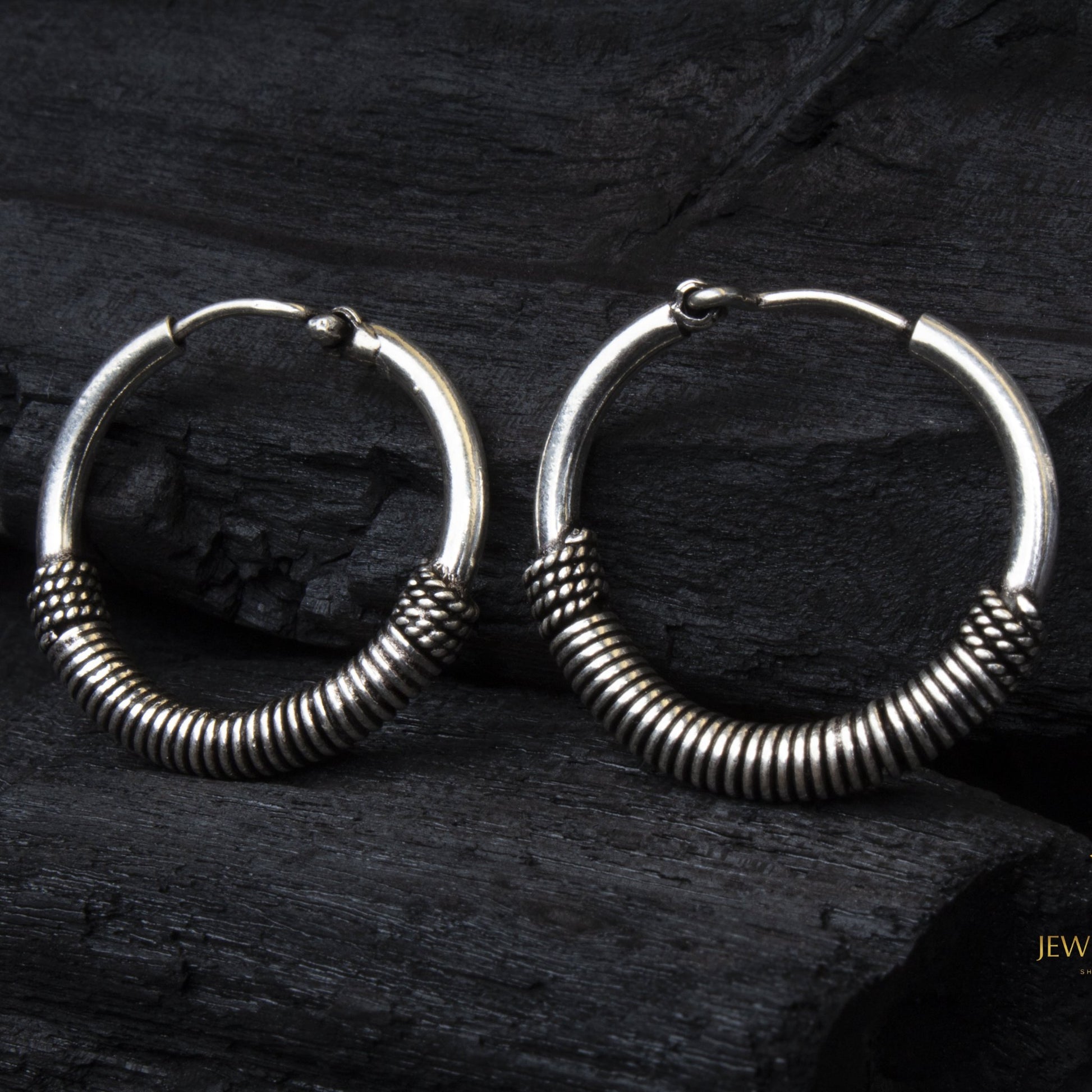 Jewels by Revlis Silver earrings, jhumkas