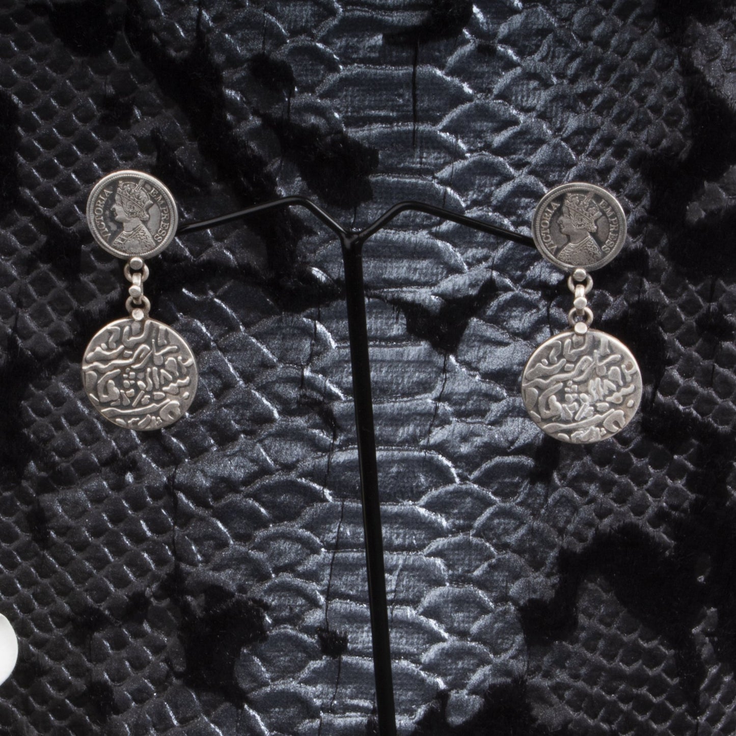 Jewels by Revlis Silver earrings, jhumkas