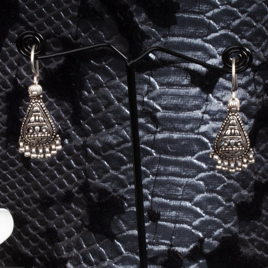 Jewels by Revlis Silver earrings, jhumkas