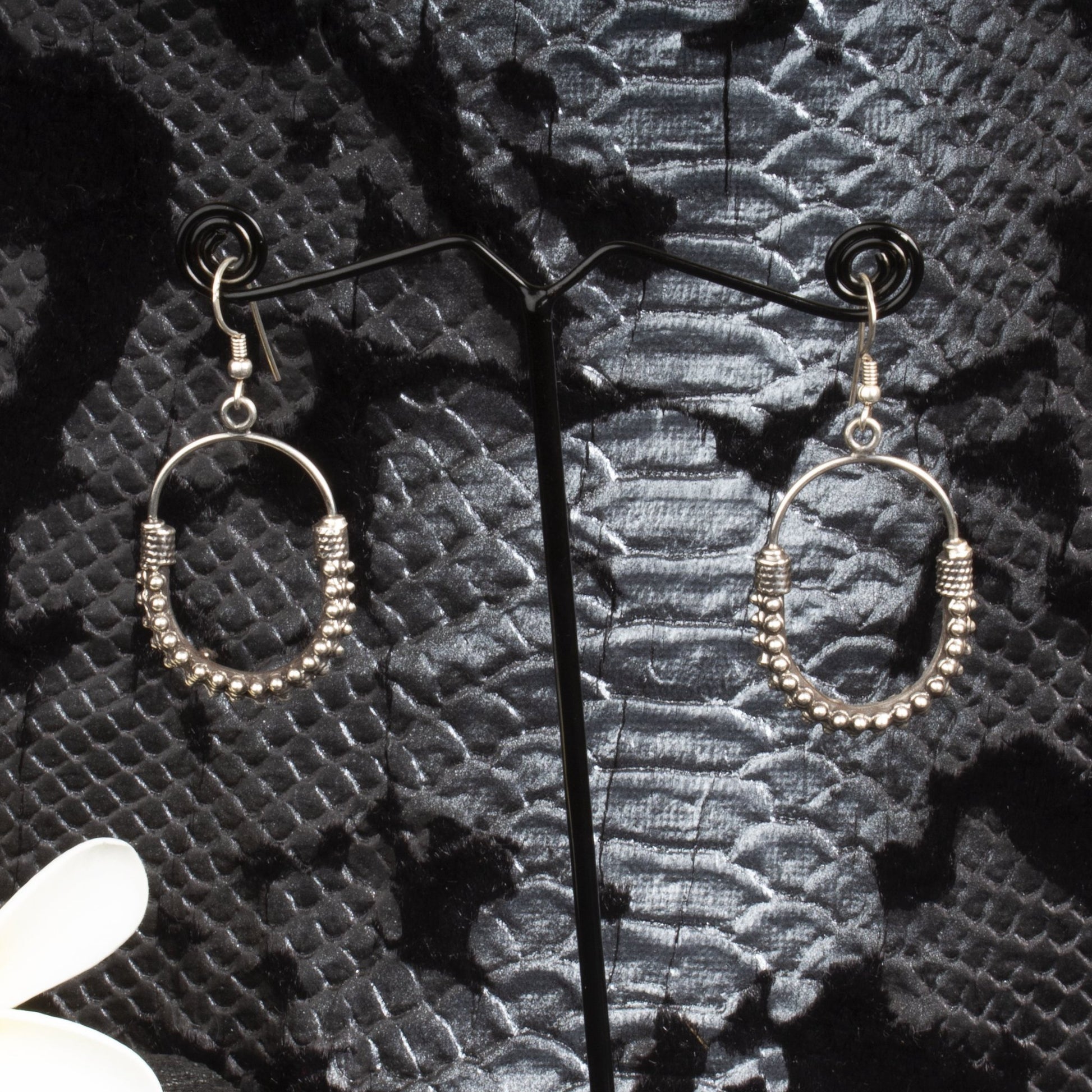 Jewels by Revlis Silver earrings, jhumkas