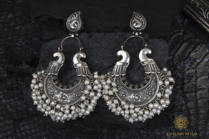 Jewels by Revlis Silver earrings, jhumkas