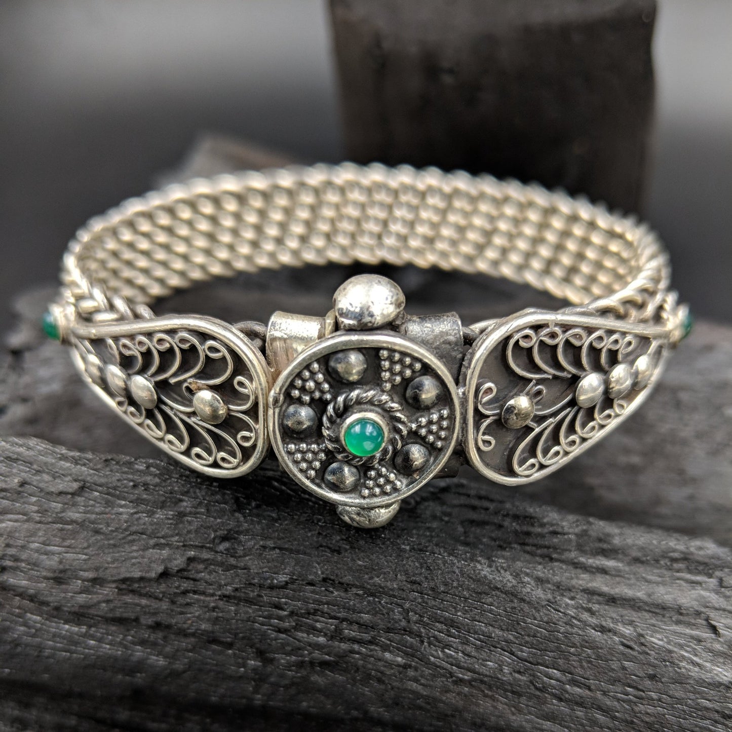 Shirisha Tribal Bracelet - Green