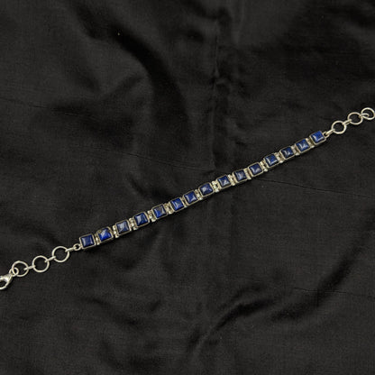 Bracelet Squares - Dark Blue