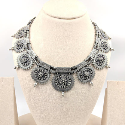 Ashwathama Raj Dhwaj Set with earrings