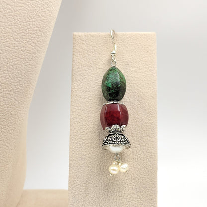 Mayur Griva Necklace with Earrings