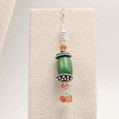 Ashwathama Handpainted Lakshmi Ganesh Necklace with Earrings