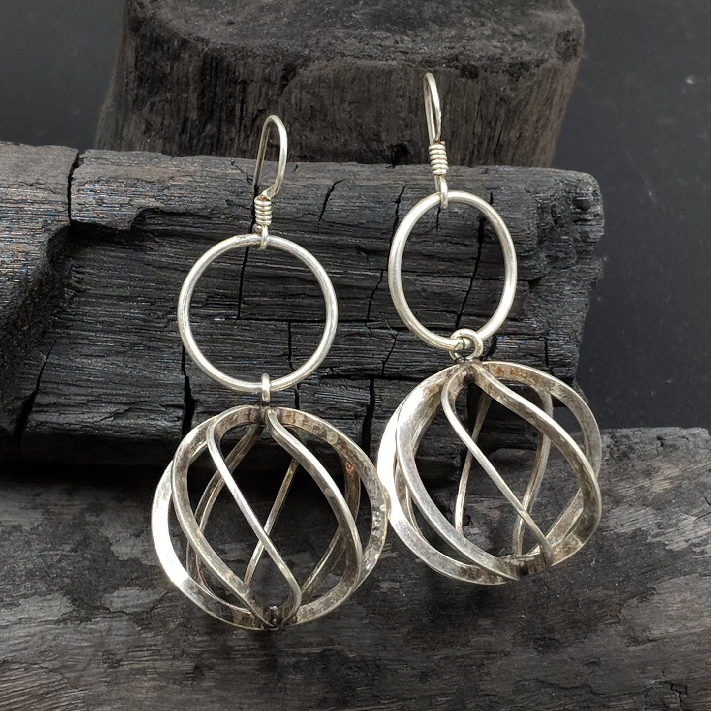 Modern Spiral Earrings