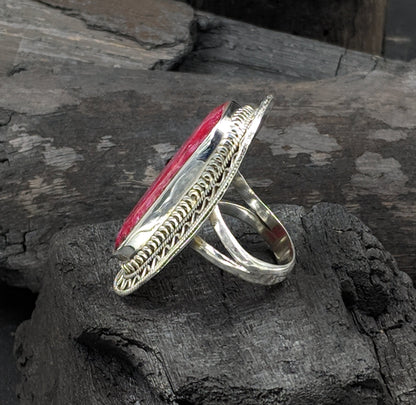 Padmini Wine Stone Ring