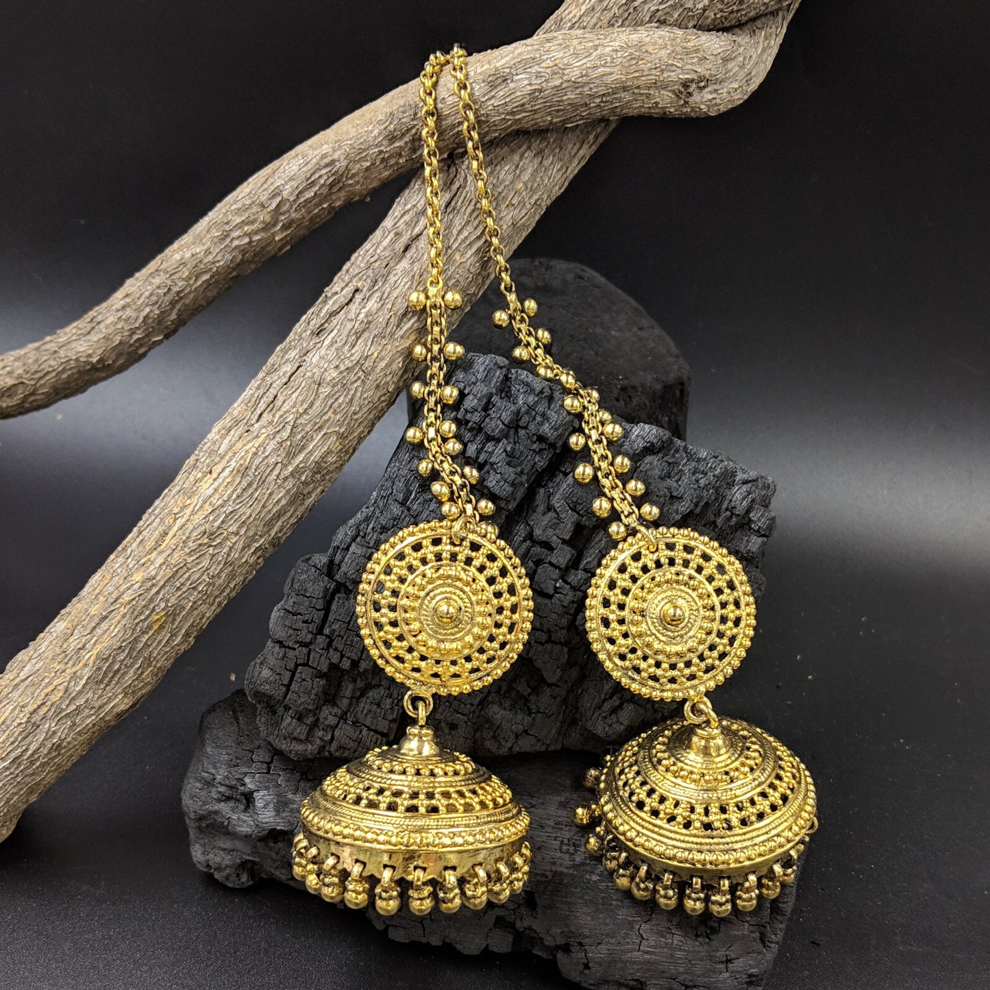 Shirisha Dastan-E-Hind Jhumka - Gold Plated