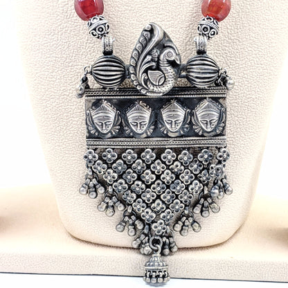 Durga Mayur Jaal Necklace