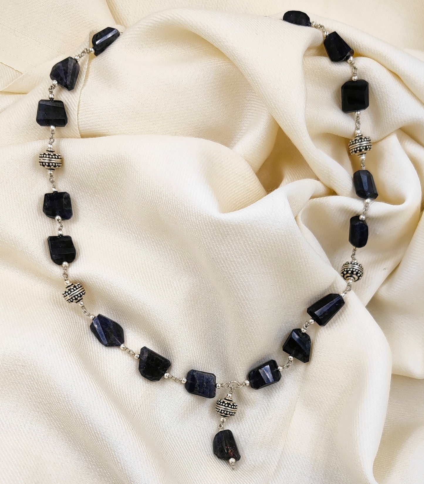 Royal Blue Stone Necklace