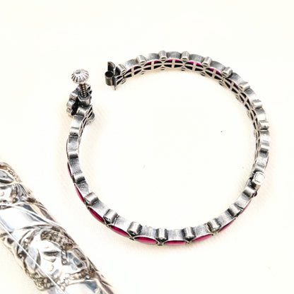Pink Boondi Bangles
