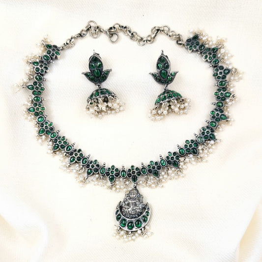Kamal Lakshmi Neclace with Jhumka