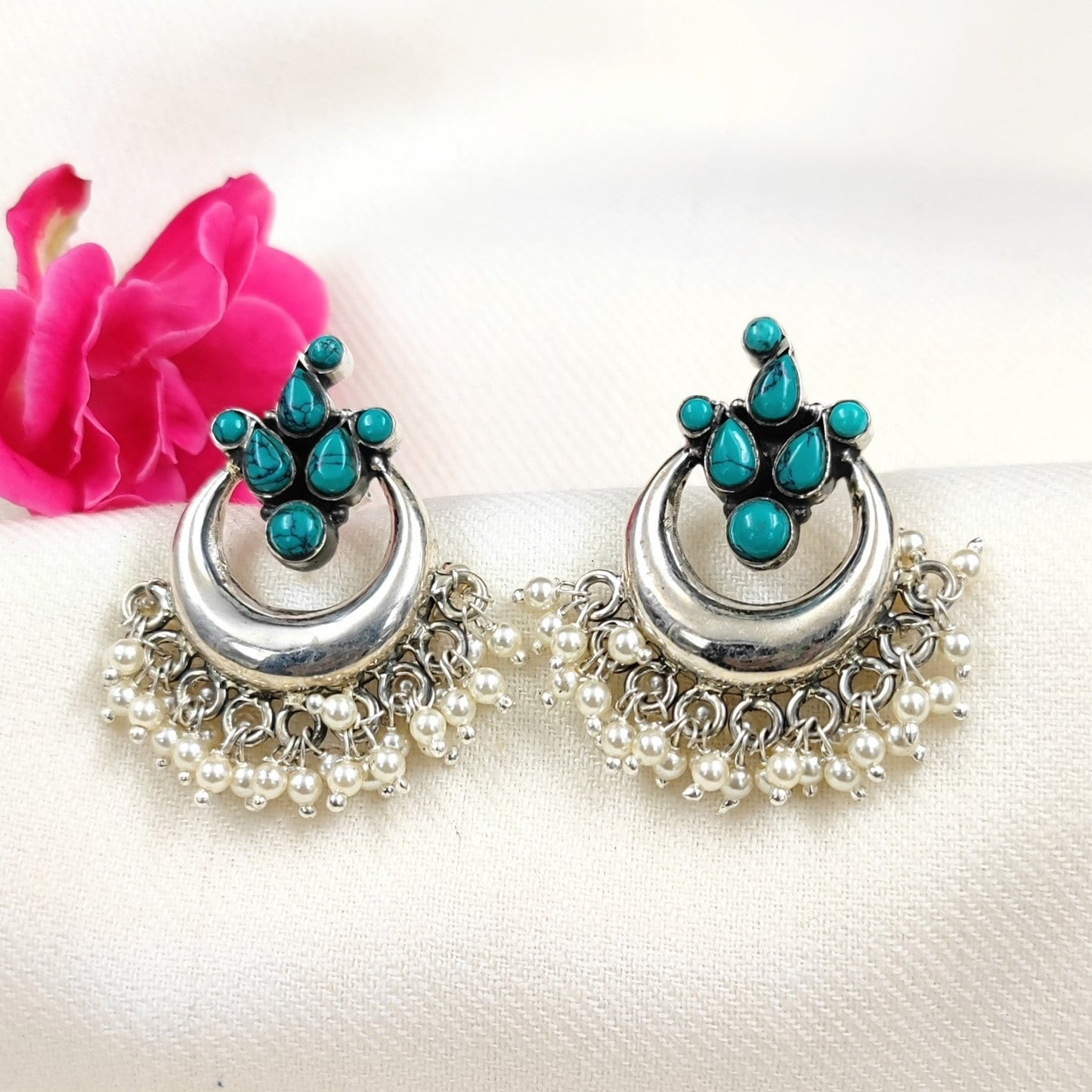 Silver Jewelry Earrings by Jauhri 92.5 Silver - Neel Chandra Earrings