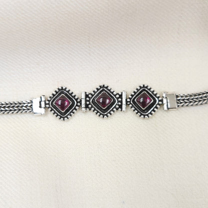 Silver Jewelry Bracelets by Jauhri 92.5 Silver - Padmini Itta Gulaab Bracelet