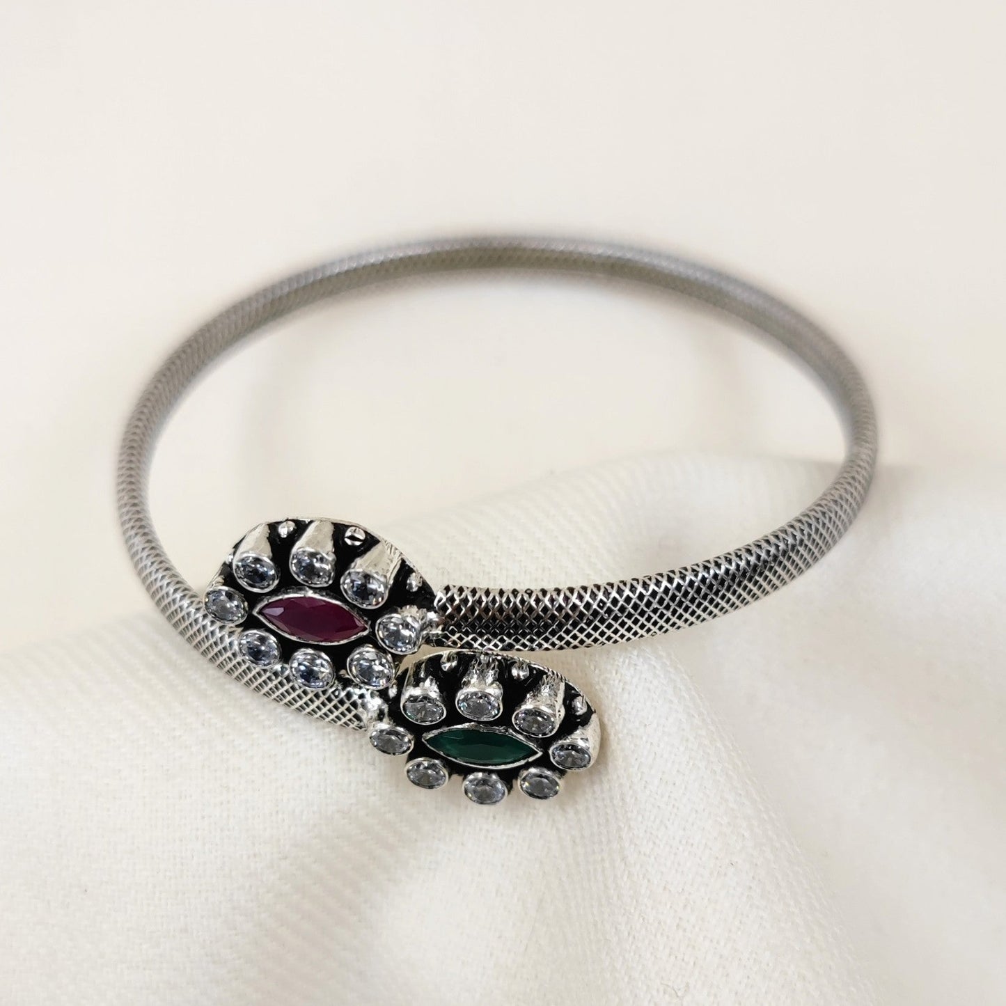 Padmini Pink Green Pushp Bangle