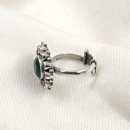 Kusum Green Pink Ring
