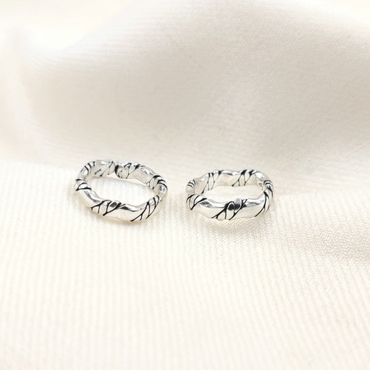 Silver Toe rings by Jauhri -CASTING TOE RING - 2 PC