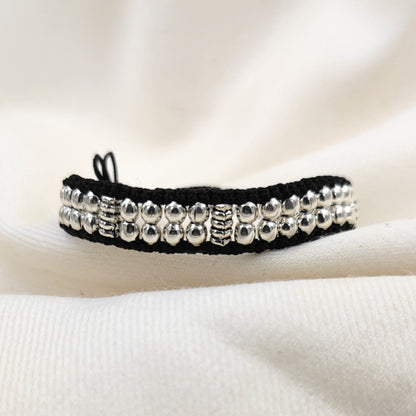 Silver Jewelry Bracelets by Jauhri 92.5 Silver - Thread Bracelet Dwar