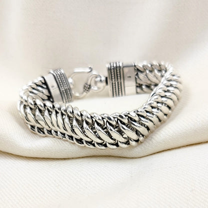Broad Link Bracelet