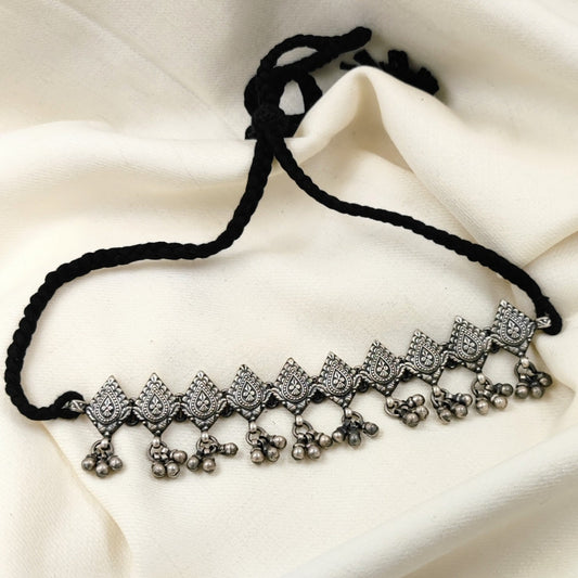 Silver Jewelry Necklace by Jauhri 92.5 Silver - Kali Choker