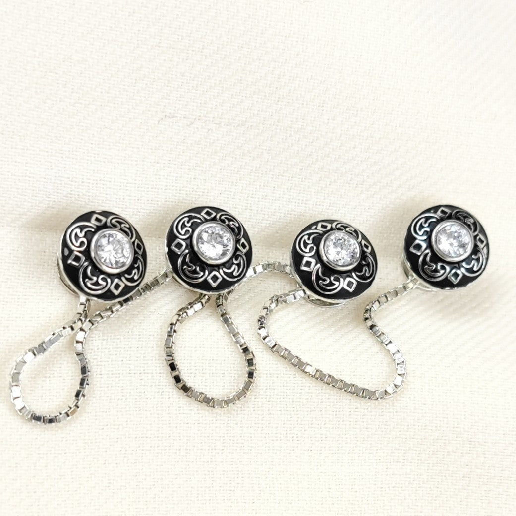 Men Silver accessories -JEWELS BY REVLIS