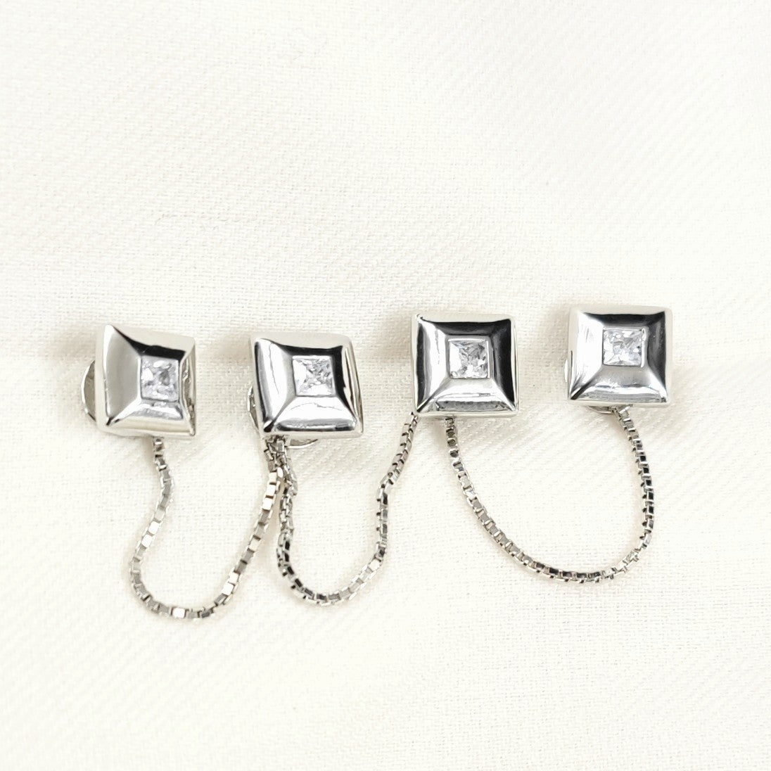 Men Silver accessories -JEWELS BY REVLIS