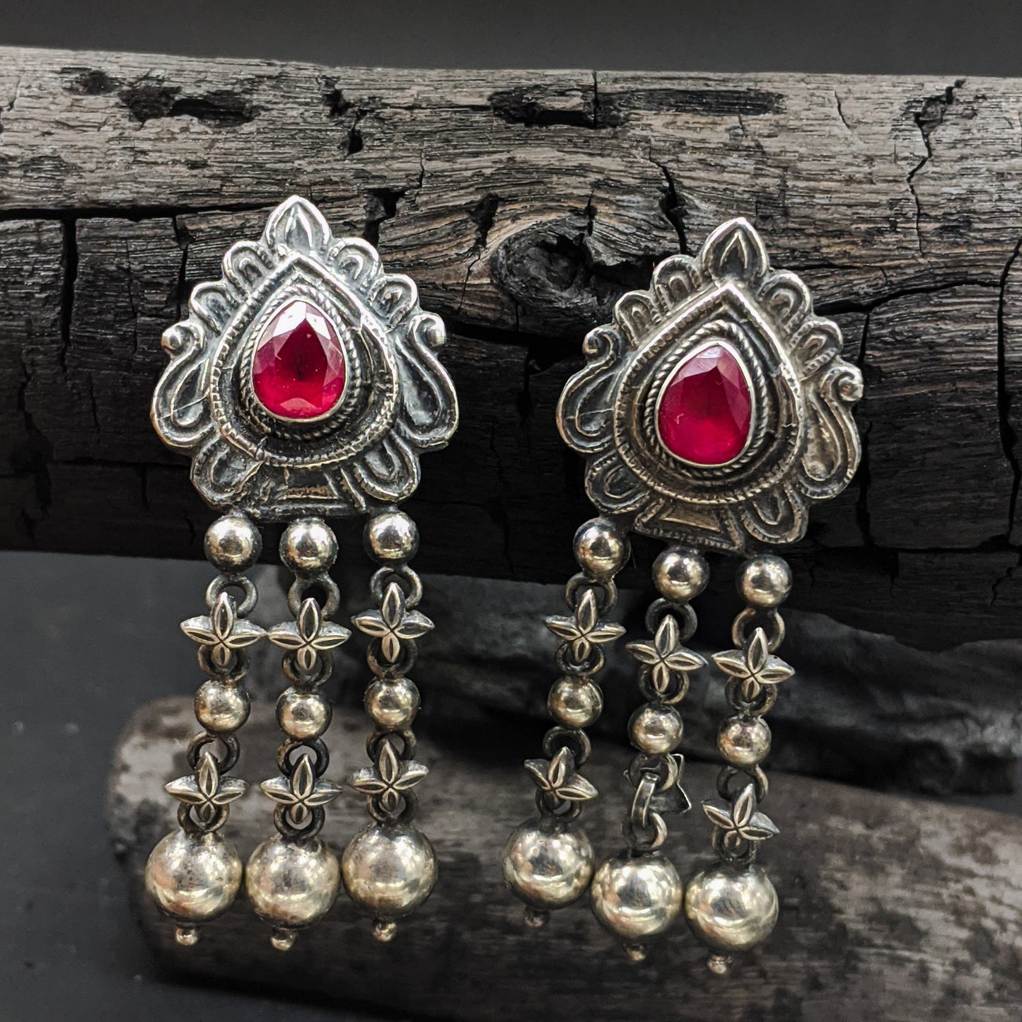 SILVER JEWELLERY Jauhri Earrings