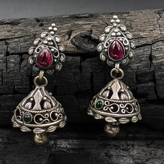 SILVER JEWELLERY Jauhri Earrings