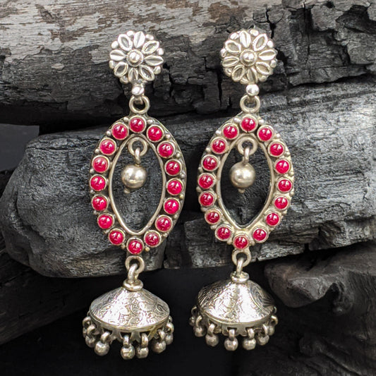 SILVER JEWELLERY Jauhri Earrings