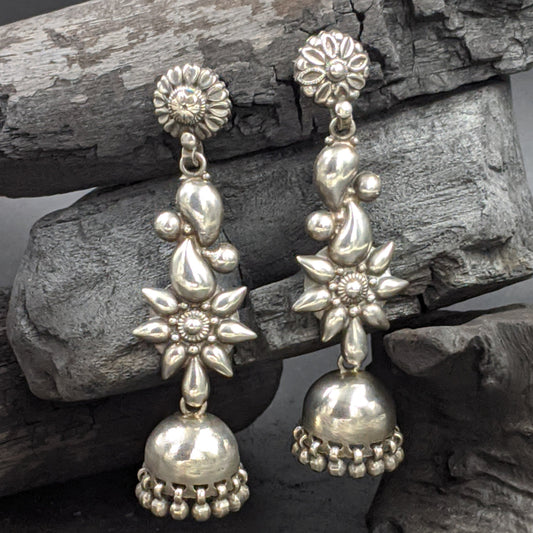 SILVER JEWELLERY Jauhri Earrings