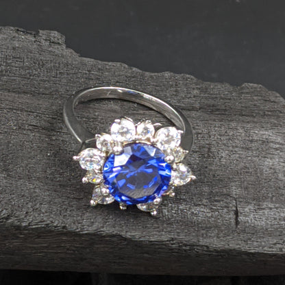 Blue Rose Ring
