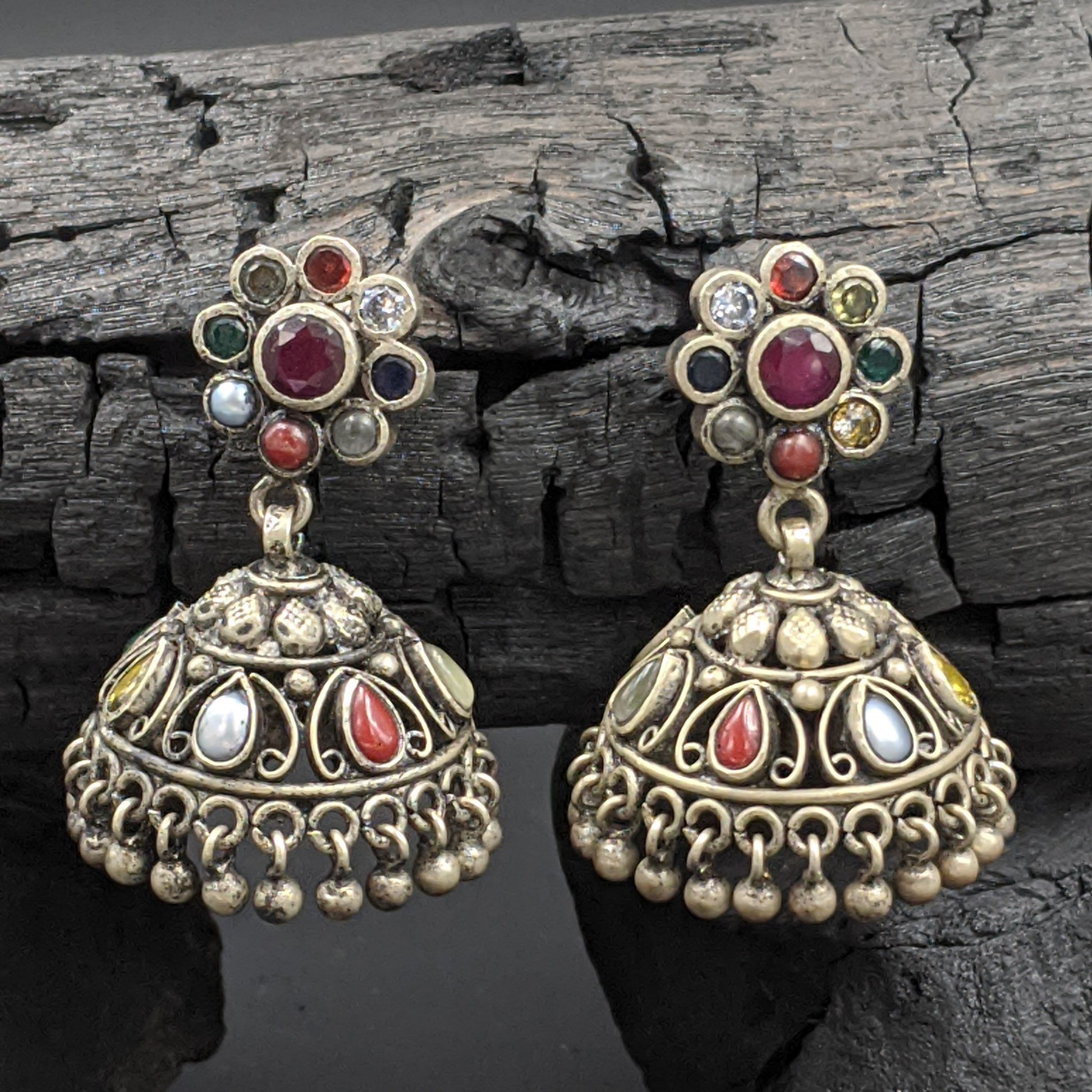 SILVER JEWELLERY Jauhri Earrings