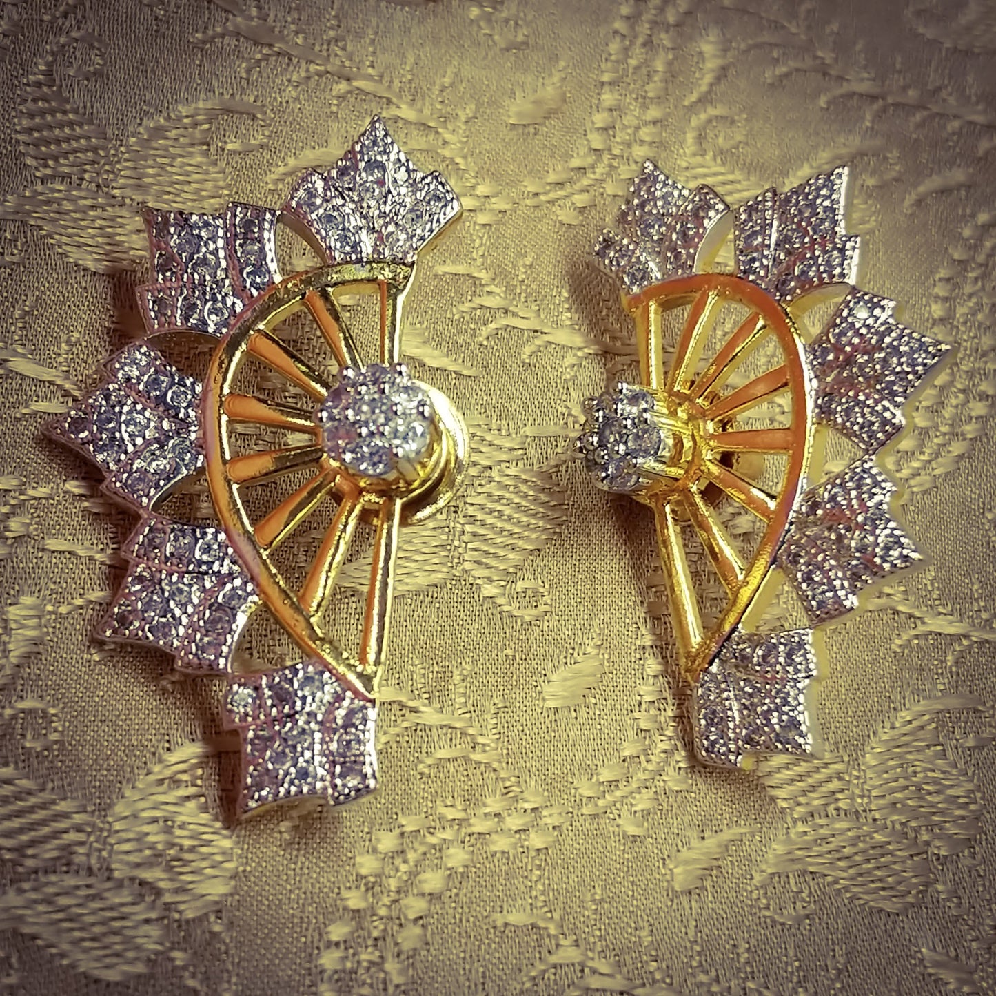 HANDCRAFTED LUXURY FASHION JEWELLERY BY JAUHRI EARRINGS-DUVANYA