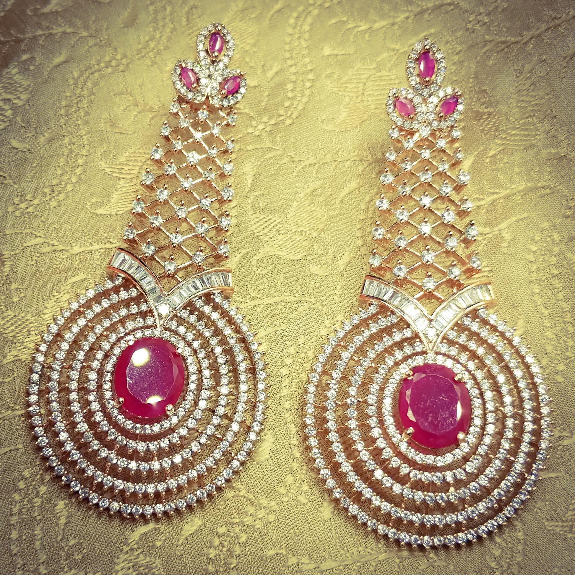 HANDCRAFTED LUXURY FASHION JEWELLERY BY JAUHRI EARRINGS-VALERIE