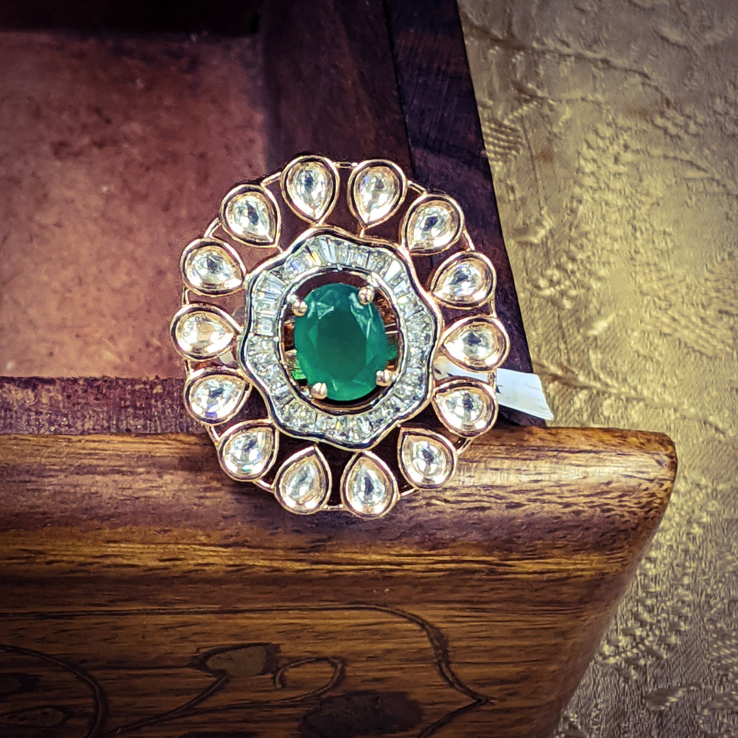 HANDCRAFTED LUXURY FASHION JEWELLERY BY JAUHRI RINGS-ADOR HRIYA RING