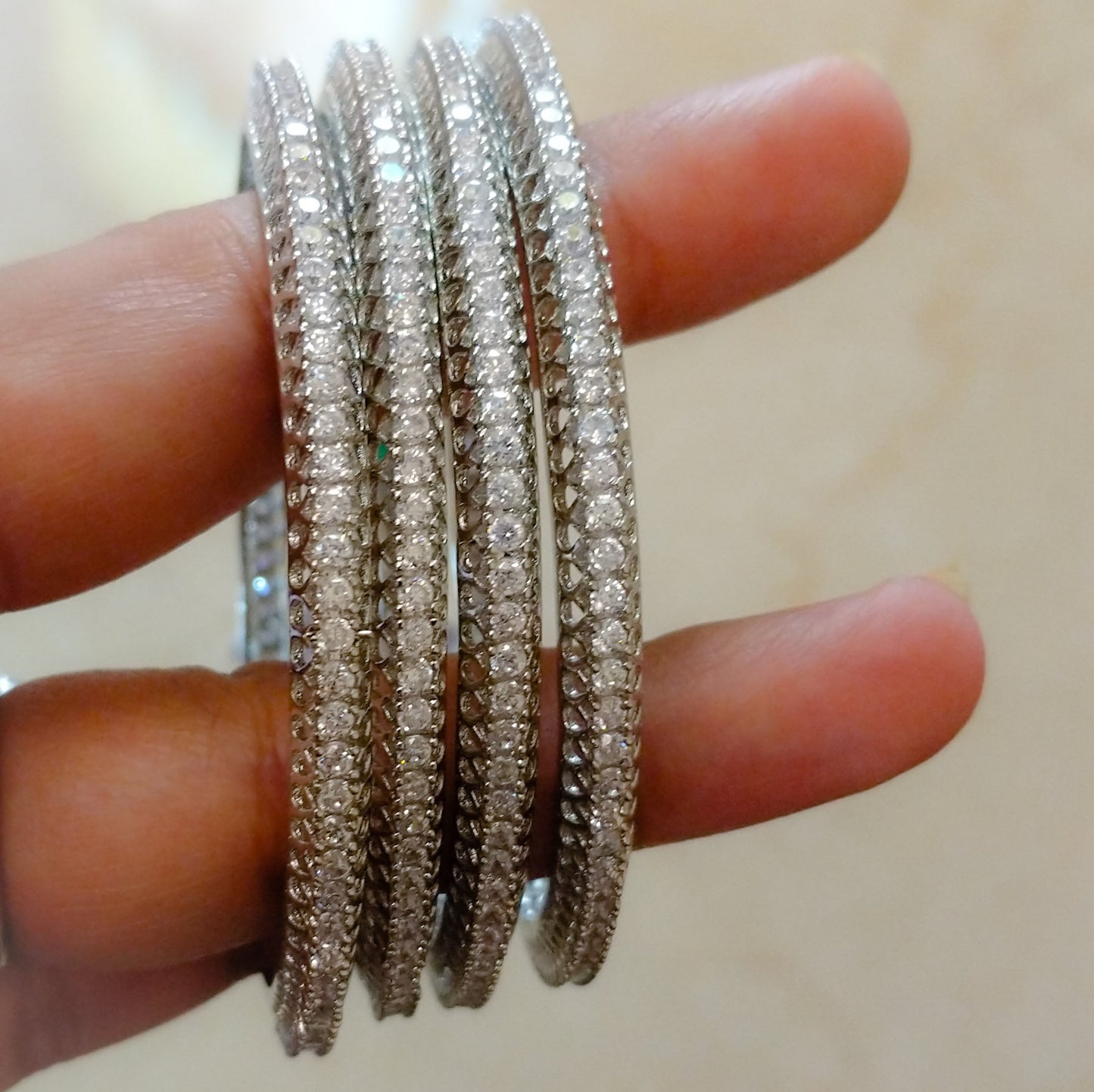 HANDCRAFTED LUXURY FASHION JEWELLERY BY JAUHRI BANGLES-SOLI LINE BANGLES