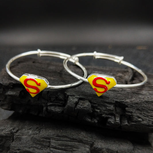 Jauhri Kids and teen Collection-Kids Superman Kada - Yellow