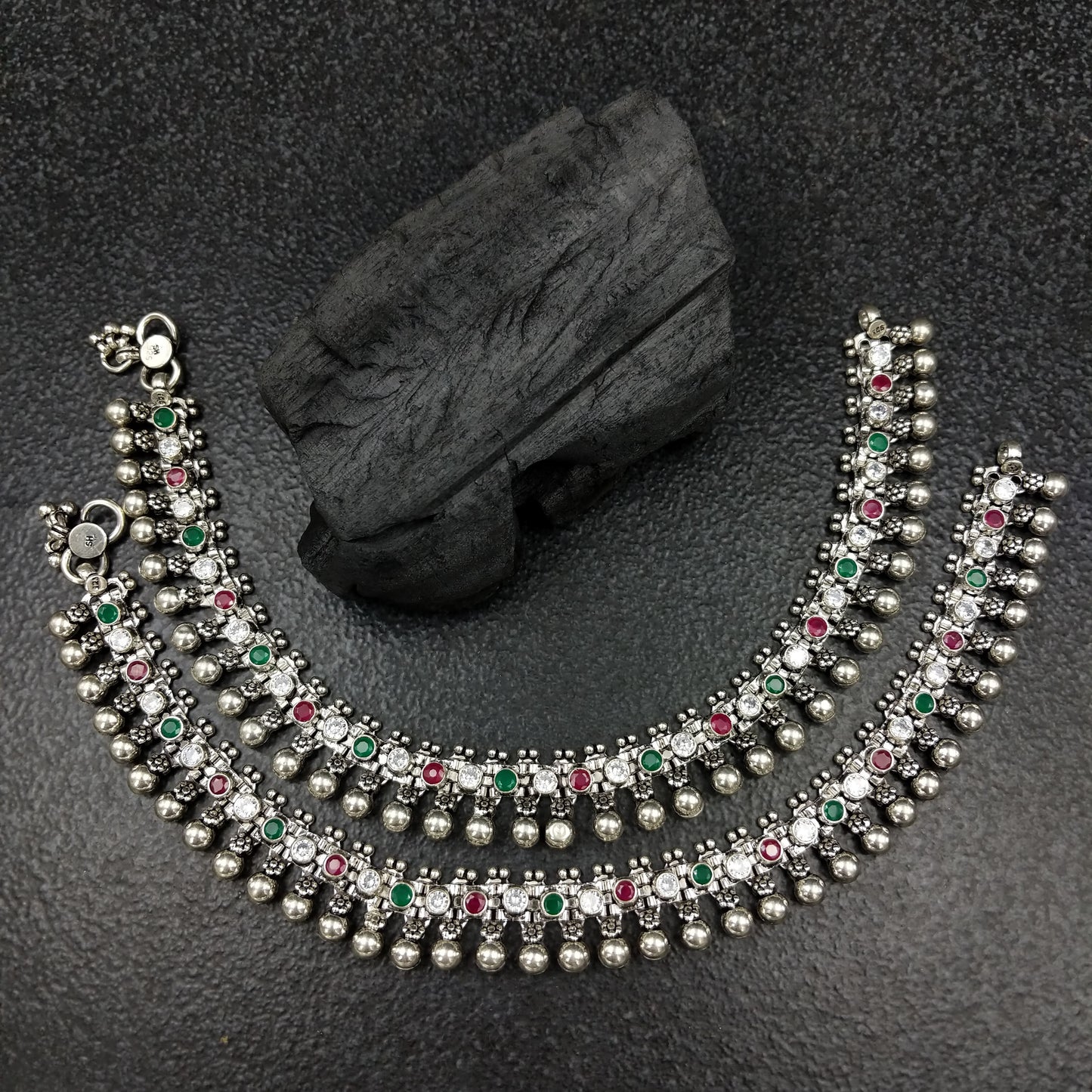 Dot Boondi Anklets