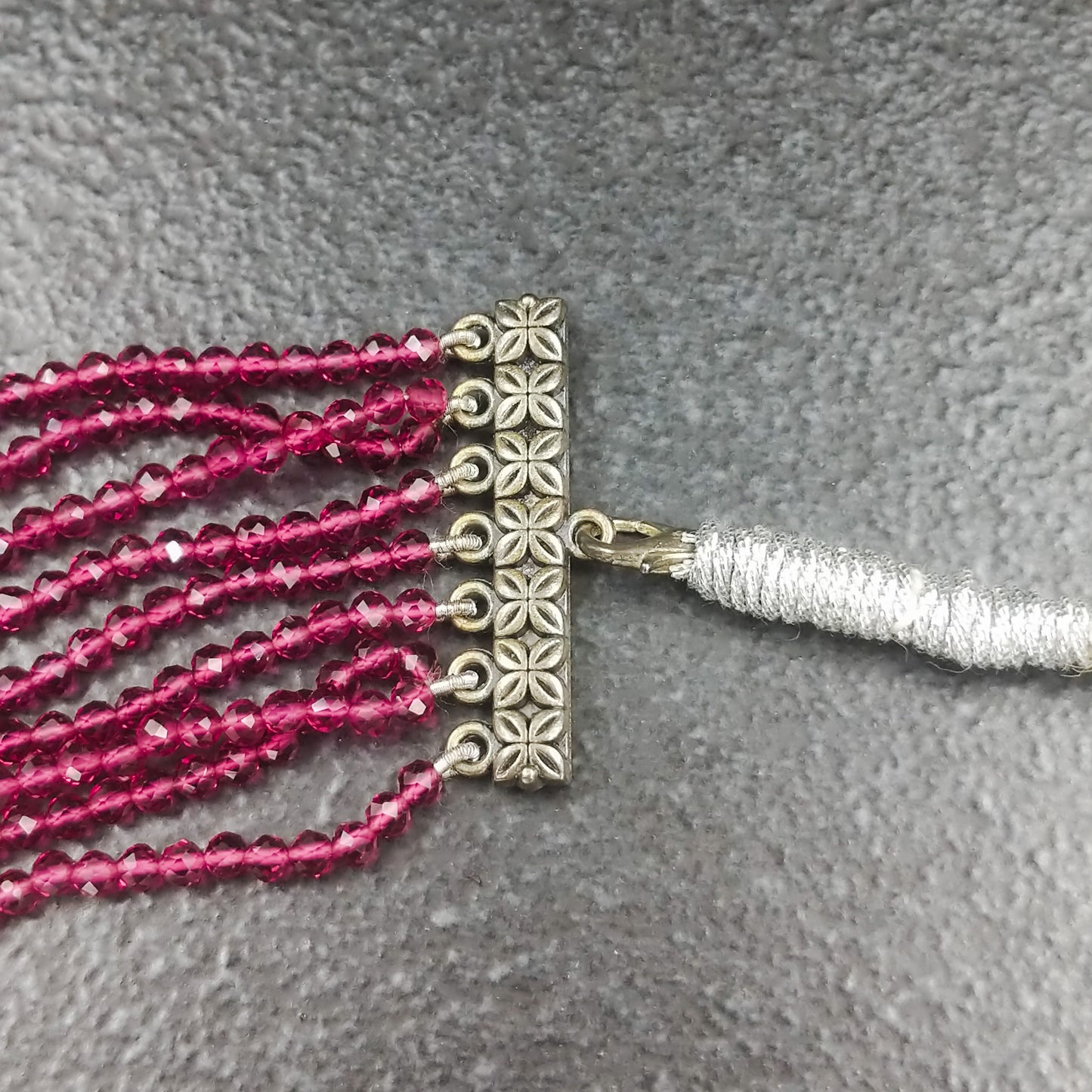 Pink Recta Choker Set