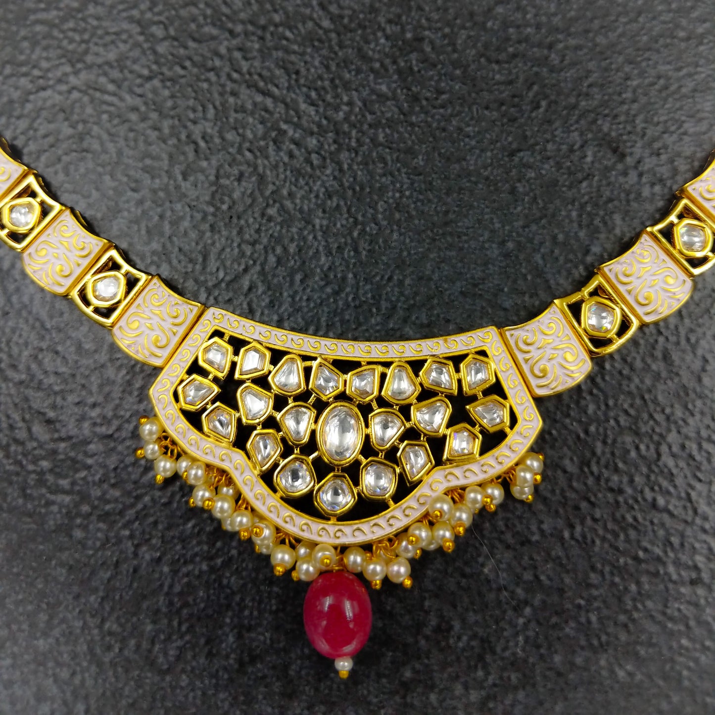 Gulba Kundan Necklace set