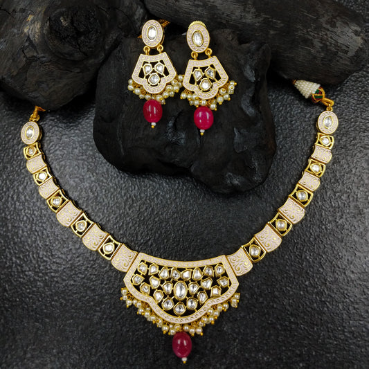 Gulba Kundan Necklace set