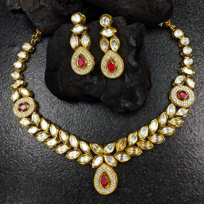 Ishrat Kundan Necklace Set