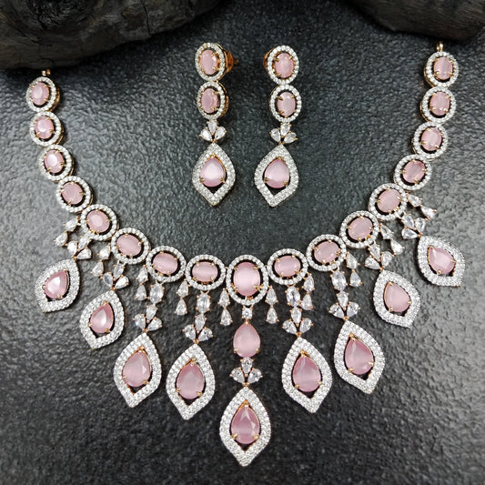 Amie Pink Necklace Set