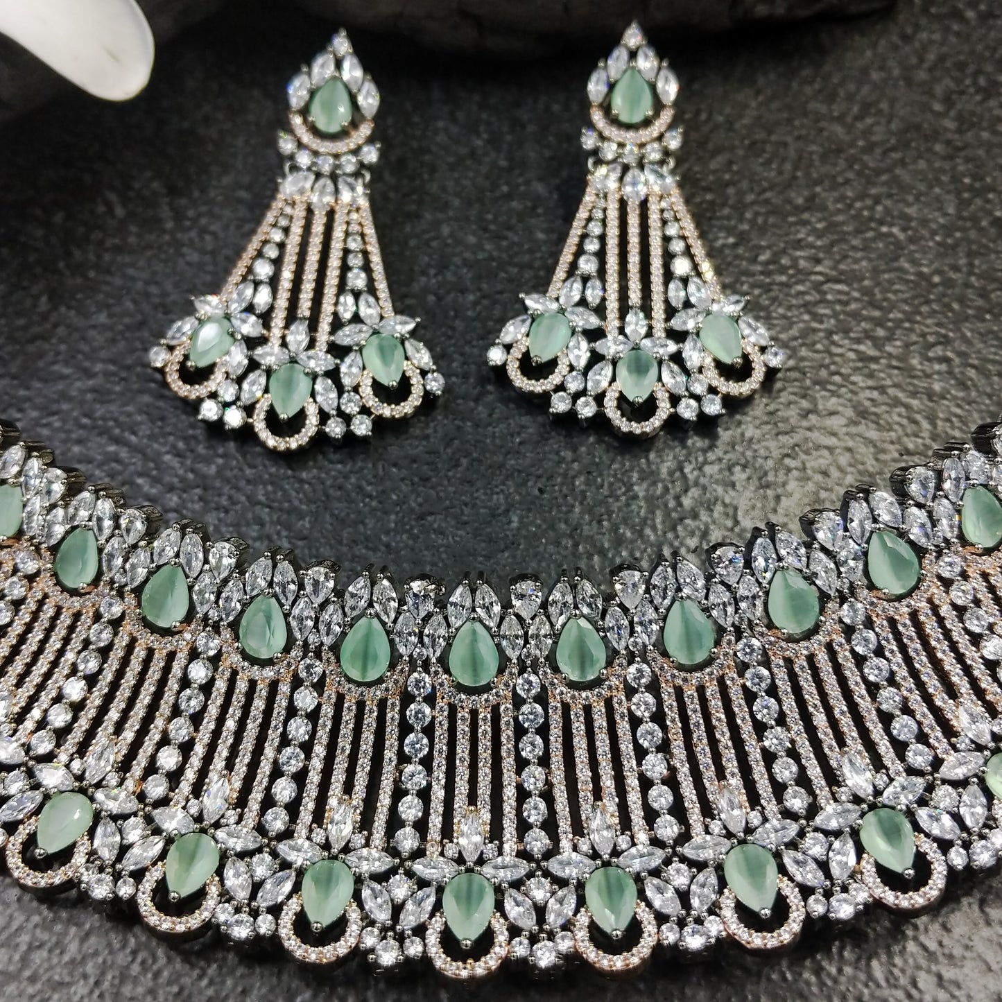 Valentina Necklace Set - Green