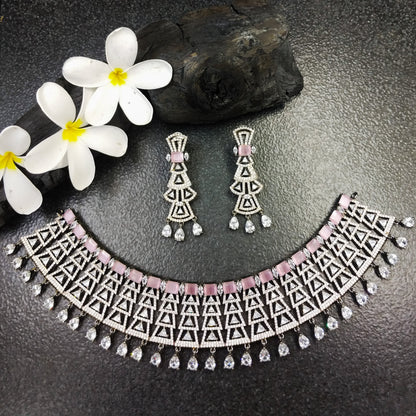 Valentina Necklace Set  - Pink