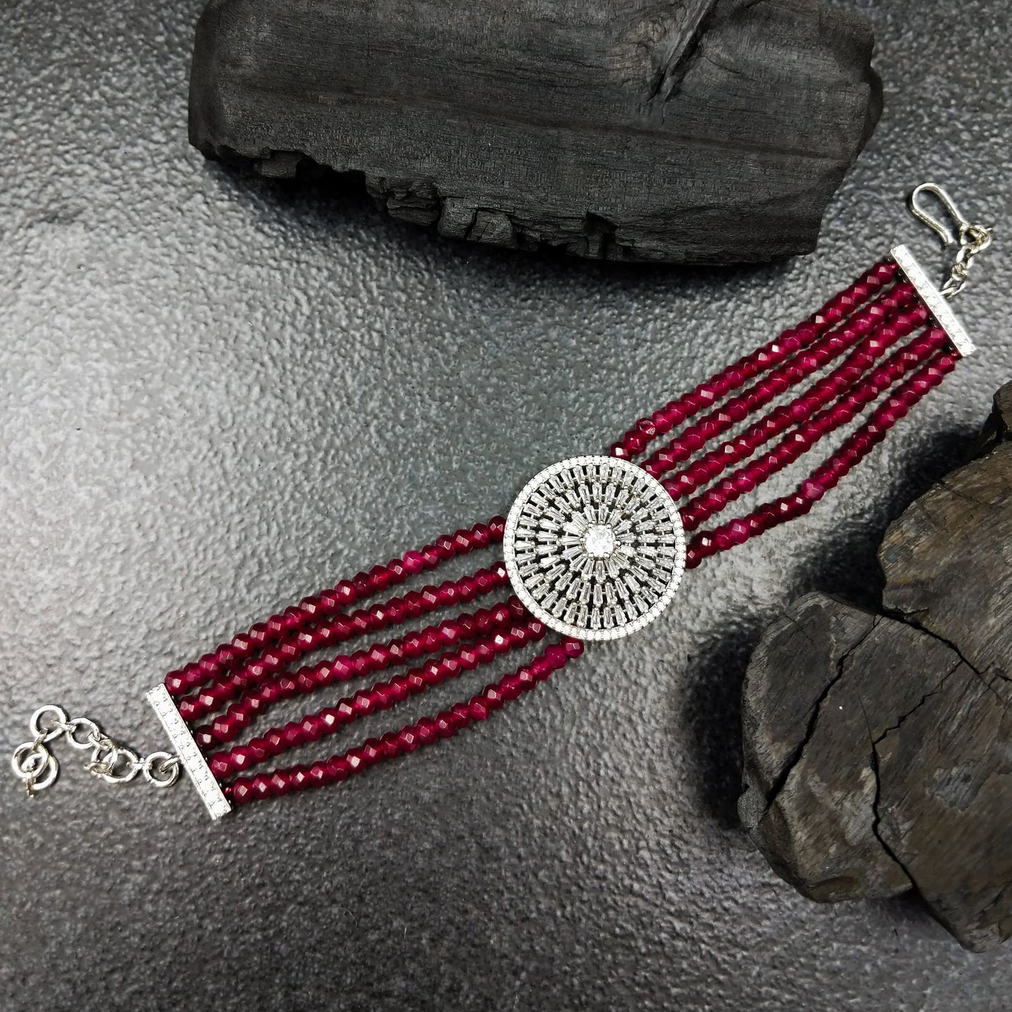 Red Pinnacle Bracelet